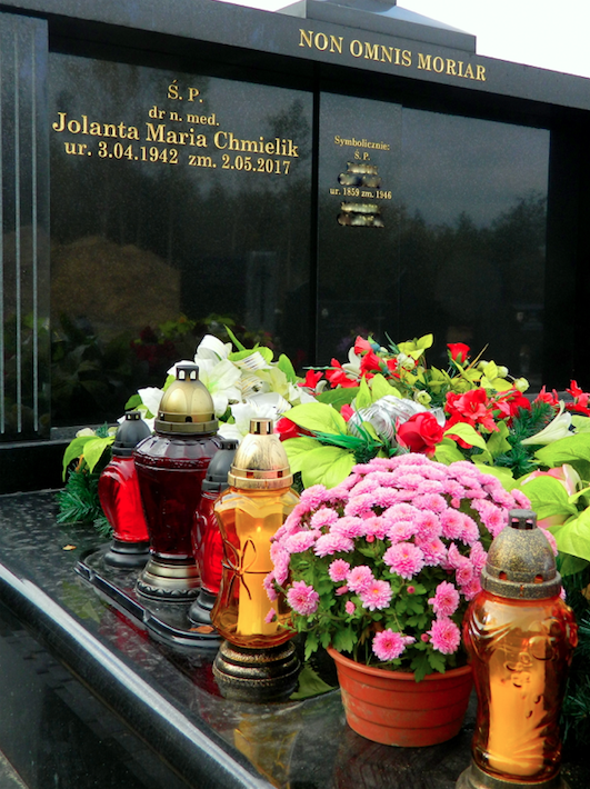 Grób Jolanty Chmielik Grób Jolanty Chmielik
